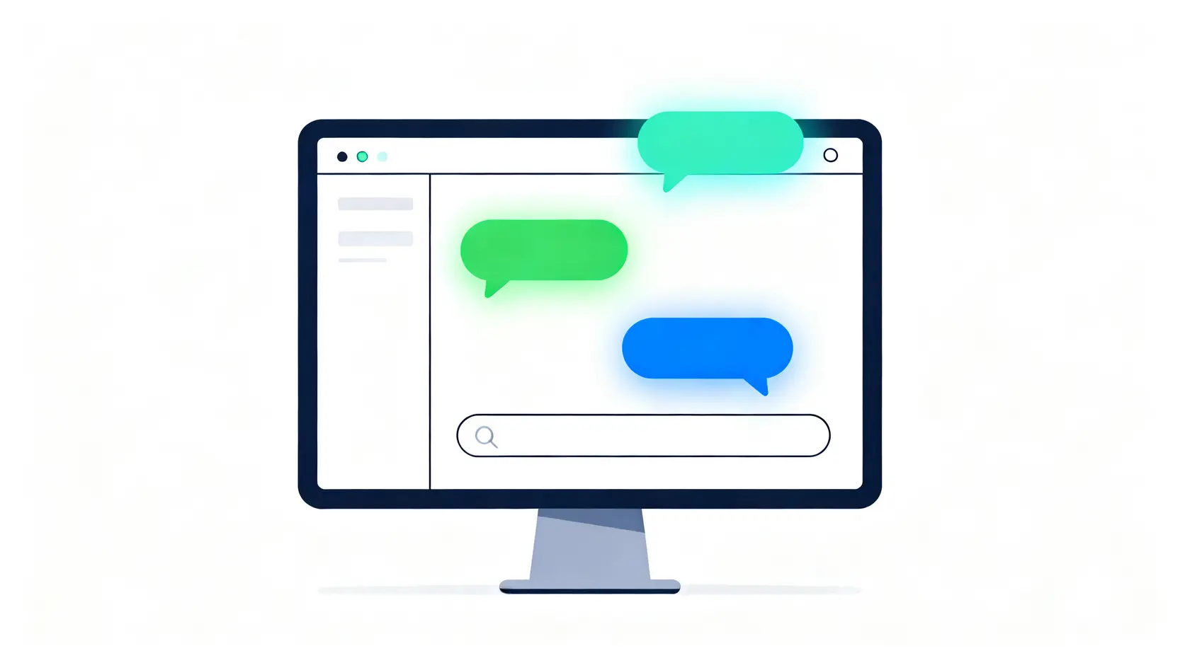 ChatGPT网页版极简对话界面示意图