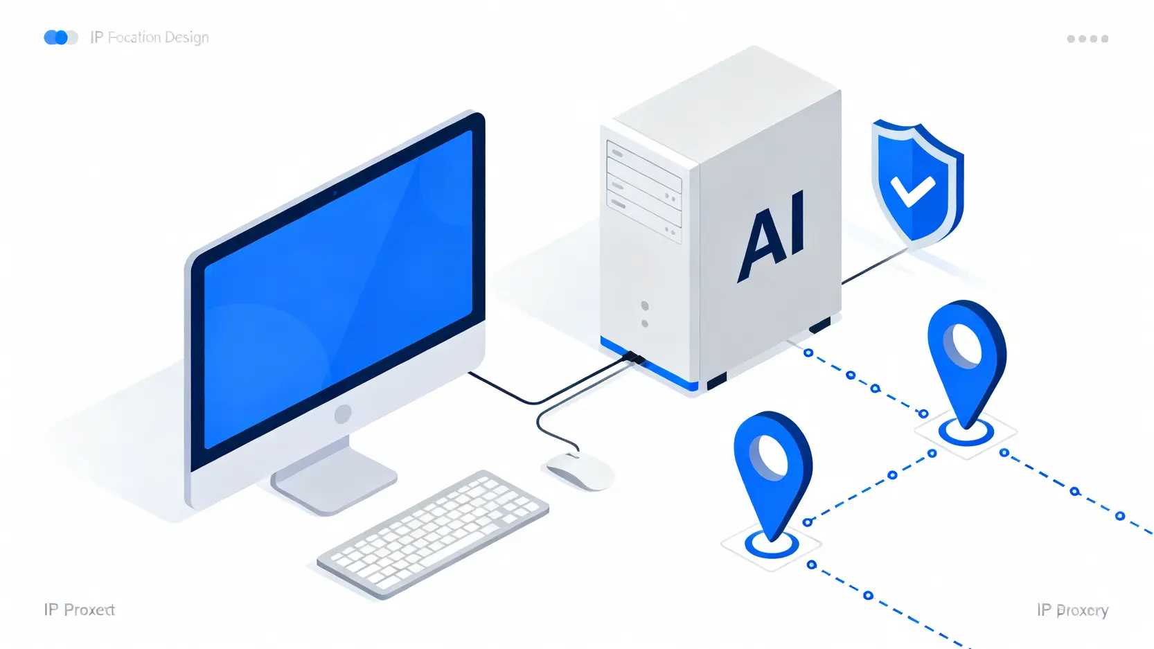 ChatGPT 地区限制与 IP 地址检测机制示意图