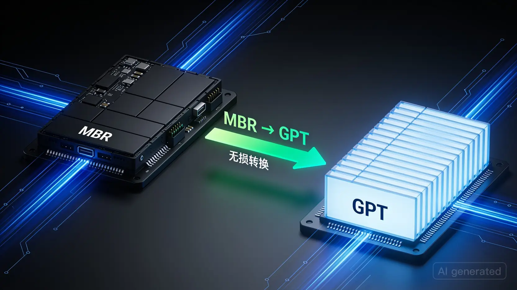 为什么 GPT 比 MBR 更好？一文教你如何查看并无损转换硬盘分区